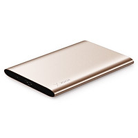 Small disk (XDISK) 4TB USB3.0 mobile hard disk X series 2.5 inch rose gold ultra-thin full metal high-speed portable fashion file data backup storage stable and durable