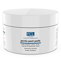 Bông Tẩy Tế Bào Chết Tẩm Dung Dịch AHA + BHA Mờ Thâm Nám Chống Lão Hóa Da FCL Penta Peel Pads – Hộp 25 Miếng