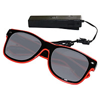 YJ002 Voice-control LED Glasses 10 Colors Optional Light Up El Wire Neon Rave Glasses Twinkle Glowing Party Club Holiday