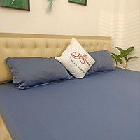 Bộ ga thun lạnh màu trơn 4 món ga thun hàn quốc Kingroom chuyên dra thun lạnh đủ kích thước ga nệm 1m2, 1m6, 1m8