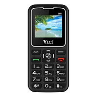Điện thoại Vtel Happy H11 (Điện thoại cho người già - 2 Sim) - Gọi SOS khẩn, Số To, Chữ To, Loa to, FM loa ngoài, Pin lớn, Thiết Kế Đẹp - Hàng Chính Hãng