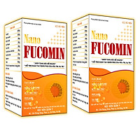 Combo 2 Thực phẩm chức năng hộp viên uống tăng đề kháng Giúp hỗ trợ chống gốc tự do Nano fucomin học viện quân y