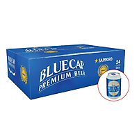 Thùng 24 Lon Bia Sapporo BlueCap 330ml - 60300