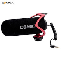 COMICA CVM-V30 LITE Microphone with Super-cardioid Polar Pattern Cold-shoe Design Condenser MIC for Smartphone Camera