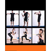 Dây ngũ sắc tập gym, dây kháng lực tập gym, thể hình đa năng tại nhà chất liệu cao su siêu bền,Hàng nhập khẩu chính hãng thương hiệu KitAcoom