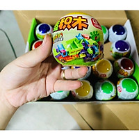 Đồ Chơi Trứng Lego Lắp Ghép Mô Hình Xe Công Trình Dành Cho Bé