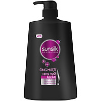 Dầu gội Sunsilk Óng Mượt Rạng Ngời 1.4kg dành cho tóc khô xơ với tinh chất Bồ Kết truyền thống