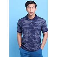 Áo thun POLO rằn ri Tím