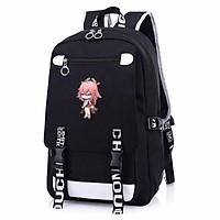 Balo nam nữ in hình nhân vật YAE MIKO game GENSHIN IMPACT anime chibi Thiết kế thông minh đi học tiện lợi