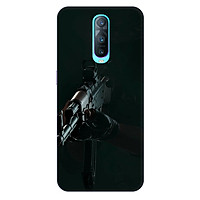 Ốp lưng nhựa cứng nhám dành cho Oppo RX17 Pro in hình PUPG