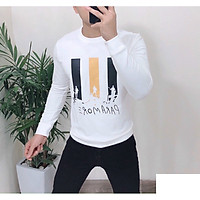 Áo thun nam dài tay Julido, Chất thun cotton xịn bo tay và hông mẫu thu đông T5555