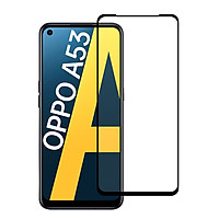 Miếng Dán Kính Cường Lực Bảo Vệ Màn Hình Điện Thoại OPPO A53 2020 - Màu Đen - Hàng Chính Hãng