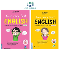 Bộ 2 Cuốn Your Very First English - Tự Học Nghe Nói Tiếng Anh Chuẩn – Dễ – Nhanh Volume 1 + 2 - MinhAnBooks