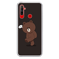 Ốp Lưng Điện Thoại Realme C3 - Silicone Dẻo - 01286 0085 GAUBROWN01 - Hàng Chính Hãng