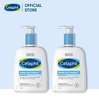 Combo 2 Sữa rửa mặt làm sạch dịu nhẹ không xà phòng Cetaphil Gentle Skin Cleanser 473ml/chai