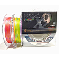Dù câu cá 7 màu Power X9 dài 100m siêu mịn, bền, dai và chống xoắn tốt. Phụ kiện chuyên câu cá lớn và bé, size dù từ số 0.8 đến số 6.