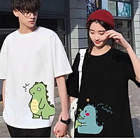 Áo Thun Tay Lỡ Form Rộng Unisex Nam Nữ Phong Cách Ulzzang Hàn Quốc I’M HUNGRY