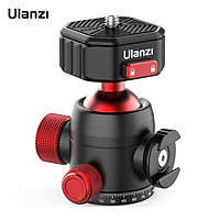 Ulanzi U100 Claw Quick Release Panoramic Ball Head Tripod Ballhead Adapter 360° Rotation 20KG Load Capacity with Cold