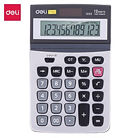 Máy Tính Kỹ Thuật 12 Số Deli, Bạc E1222