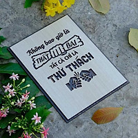 Tranh động lực CARINA T001- Không bao giờ là thất bại tất cả chỉ là thử thách