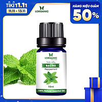 Tinh Dầu Bạc Hà Lorganic (10ml)