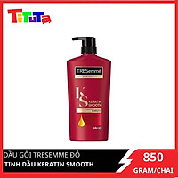Dầu gội TRESEMME Keratin Smooth Cho tóc khô xơ rối Công thức Hydrolyzed Keratin Dưỡng Tóc Vào Nếp Suôn Mượt 850g