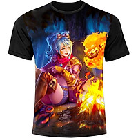 Áo liên quân 3D Đen Roxie