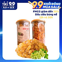 1KG NHO VÀNG SẤY KHÔ NHẬP KHẨU VỊ CHUA NGỌT TLP - COMBO 2 HŨ