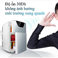 Tủ lạnh 20L (220v/12v) tiện lợi trên xe ô tô hoặc gia đình.