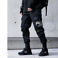 Quần jogger nam túi hộp chất kaki cotton mềm mịn, phong cách đường phố R3