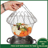 Rổ Nhúng Inox Đa Năng - Free Ship Toàn Quốc