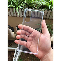 Ốp lưng silicon cho Oppo Reno 4 Pro - chống sốc gờ cao 4 góc trong suốt