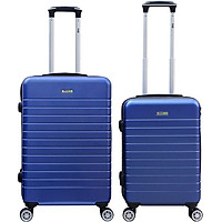 Bộ 2 vali nhựa kéo size 20 + 24inch TRIP PC911 xanh dương