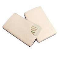 Combo 2 gối cao su thiên nhiên KYMDAN Pillow IYASHI 48 x 28 x 7 cm
