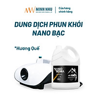 Can 5 lít phun khói nano bạc diệt khuẩn khử mùi ô tô, nhà cửa Nano Reiwa - Hương tinh dầu quế tự nhiên (hàng chính hãng).