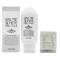 Kem Làm Trắng Mặt Và Toàn Thân Secret Key Snow White Milky Pack 200g + Tặng kèm mẫu thử kem trắng da mặt Snow White 2g