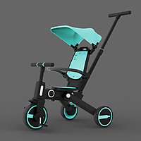 Xe đẩy 3 bánh hai chiều kiêm xe chòi chân cho bé gấp gọn, dành cho bé từ 1 - 5 tuổi Trọng tải 40kg, siêu nhẹ 6kg