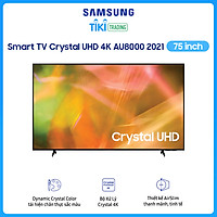 Smart Tivi Crystal Samsung 4K 75 inch UA75AU8000