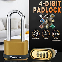 4 Digits combination Password Padlock Security Travel Luggage Door Code Lock