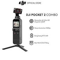 DJI Osmo Pocket 2 Combo Máy quay phim Chống Rung 4K 60fps Hàng chính hãng