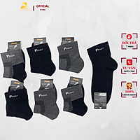 COMBO 3 Đôi Tất Nam PMAX Cổ Cao (3 Màu), Chất Liệu Không Bai Xù, Khử Mùi, Kháng Khuẩn Tốt