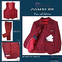 BỘ VEST BÉ TRAI CATRIO PCT120025/23 là bộ complet & veston trẻ em từ 2 tuổi (12kg) đến 12 tuổi (50kg) thuộc BST quần áo trẻ em CATRIO mặc mùa lễ tết, tiệc cưới hỏi, dạ hội, sinh nhật, lễ tốt nghiệp
