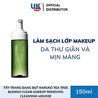 Nước Tẩy Trang Dạng Bọt Naruko Tràm Trà Tea Tree Blemish Clear Makeup Removing Cleansing Mousse 150 ml