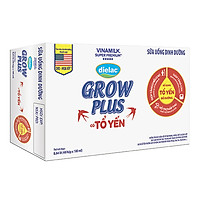 Thùng 48 Hộp sữa bộ pha sẵn Dielac Grow Plus có tổ yến 180ml