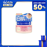 Mặt Nạ Rửa Trôi Thải Độc Dưỡng Trắng Làm Sạch Sâu Da Giàu Dưỡng Chất Placenta White Label Premium Placenta Pack Hũ 130gr Từ Nhật Bản
