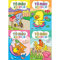 Bộ 4 cuốn Tô Màu Thú Cưng