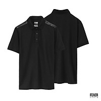 Áo thun nam Polo cổ bẻ phối da cao cấp Buttons chất cotton 100% thoáng mát, co dãn - FEAER DENIM