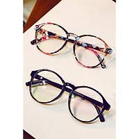 Retro Round Plain Glasses Spectacles Glasses Frame Eyewear Decoration