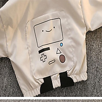 Freeship Áo khoác gió cho bé hình Robocon đáng yêu cho trẻ từ 1-3 tuổi -
