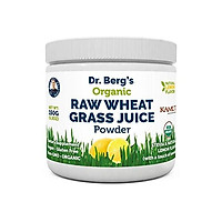 Dr. Berg's Organic Raw Wheat Grass Juice Powder with KamutTM - Natural Lemon Flavor - Rich in Vitamins, Chlorophyll & Trace Minerals - BioActive Dehydration & Ultra-Concentrated Nutrients (1 Pack)